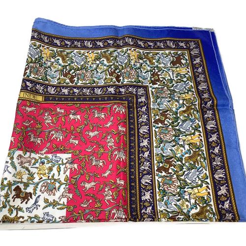 HERMES (エルメス) CHASSE EN INDE シルクスカーフ カレ90