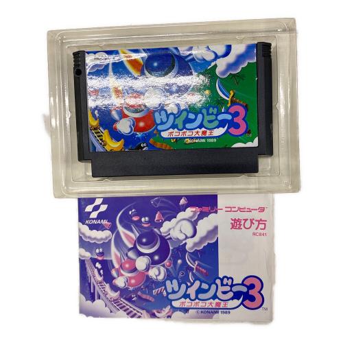 コナミ ツインビー3 ファミコン用ソフト -