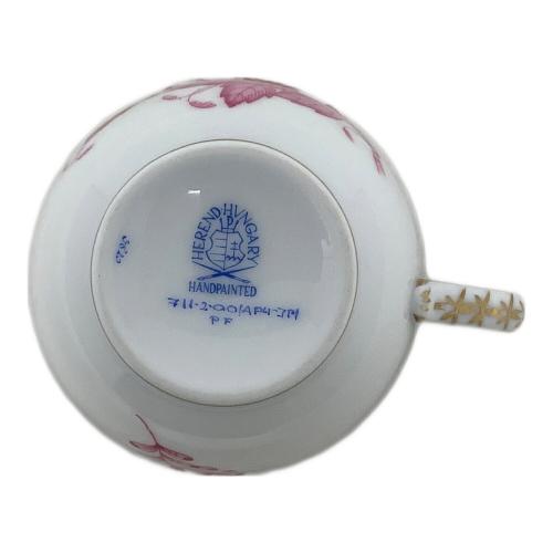 Herend (ヘレンド) モカカップ&ソーサー アポニーピンク