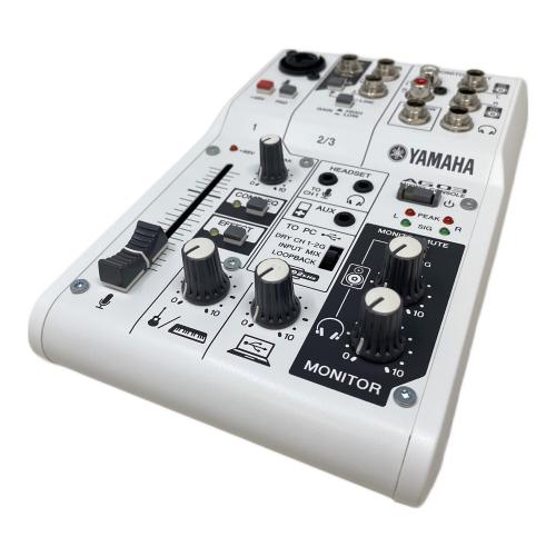 YAMAHA (ヤマハ) 3ch ライブストリーミングミキサー AG03