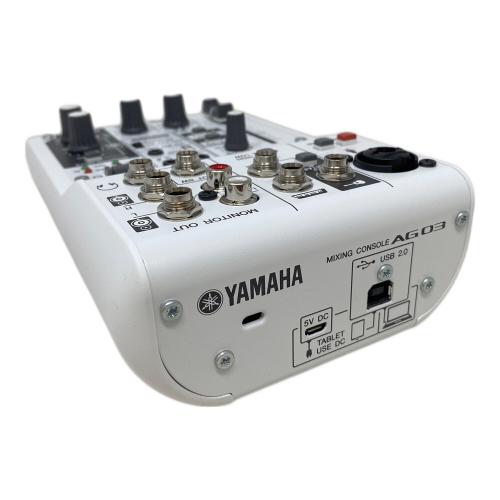 YAMAHA (ヤマハ) 3ch ライブストリーミングミキサー AG03