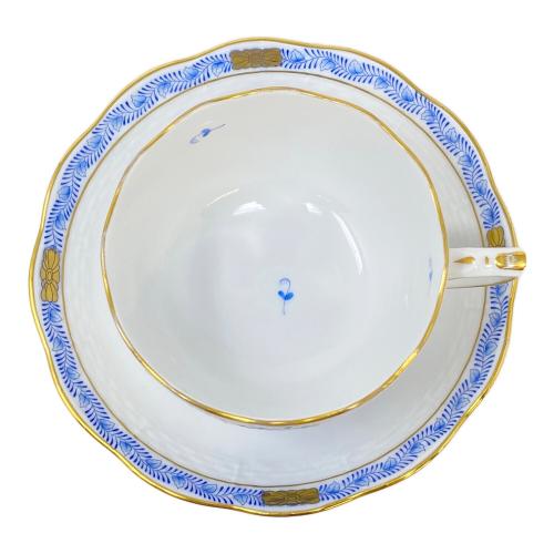 Herend (ヘレンド) カップ&ソーサー アポニーブルー