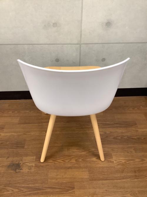 関家具 (セキカグ) ダイニングチェアー  ホワイト×ナチュラル カペラチェア