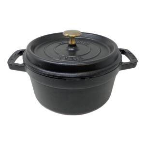 Staub (ストウブ) ピコ・ココット ラウンド 20cm ブラック