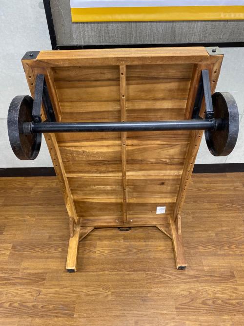 東谷　トロリーテーブル 車輪付 ブラウン