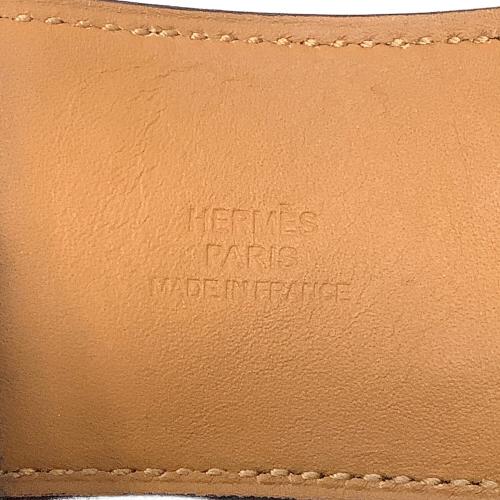 HERMES (エルメス) レザーブレスレッド @ Π ブラック