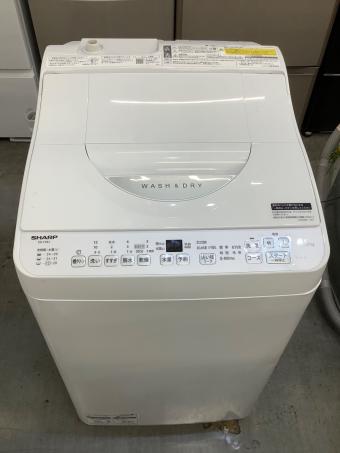 SHARP (シャープ) 縦型洗濯乾燥機 ES-TX6J-W 2025年製 304