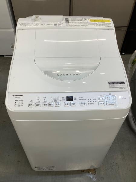 SHARP (シャープ) 縦型洗濯乾燥機 ES-TX6J-W 2025年製 304｜トレファク