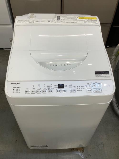 SHARP (シャープ) 縦型洗濯乾燥機 ES-TX6J-W 2025年製 304