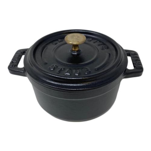 Staub (ストウブ) ピコ・ココット ラウンド 10㎝ ブラック