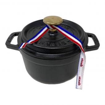 Staub (ストウブ) ココット ラウンド 14㎝ ブラック