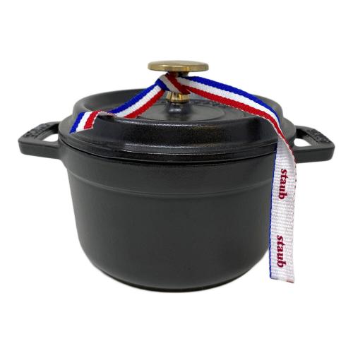 Staub (ストウブ) ココット ラウンド 14㎝ ブラック