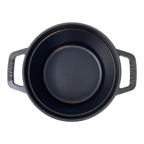 Staub (ストウブ) ココット ラウンド 14㎝ ブラック