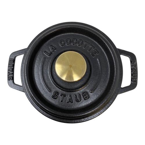 Staub (ストウブ) ココット ラウンド 14㎝ ブラック