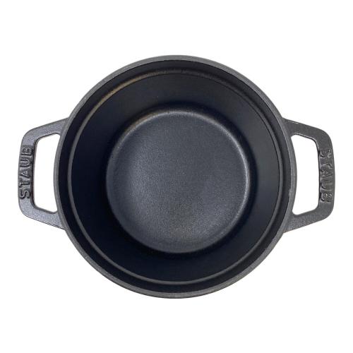 Staub (ストウブ) ココット ラウンド 14㎝ ブラック