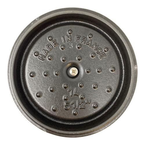 Staub (ストウブ) ココット ラウンド 14㎝ ブラック