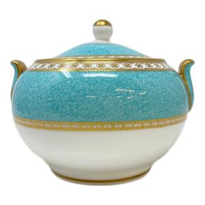 Wedgwood シュガーポット ユーランダー・パウダーターコイズ