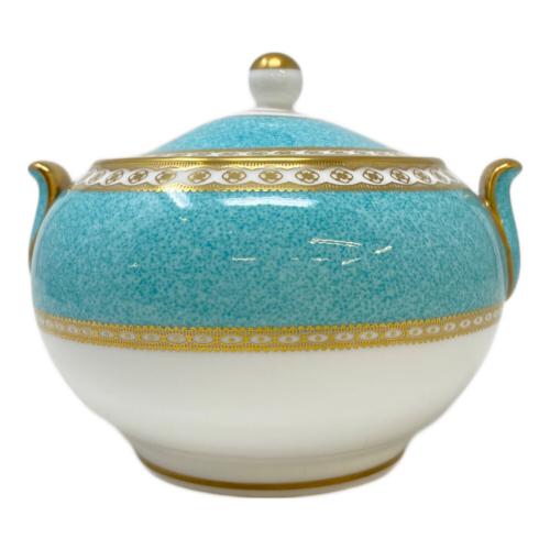 Wedgwood シュガーポット ユーランダー・パウダーターコイズ