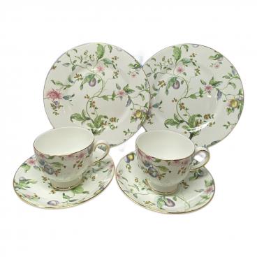 Wedgwood スクエアプレート ユーランダー・パウダーターコイズ