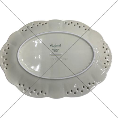 LAURA ASHLEY (ローラ アシュレイ) オーバル皿 レリーフ