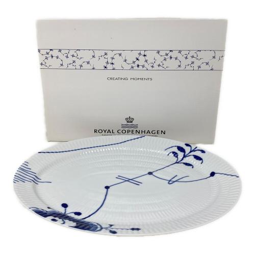 ROYAL COPENHAGEN (ロイヤル・コペンハーゲン) オーバルディッシュプレート ブルーフルーテッド・メガ