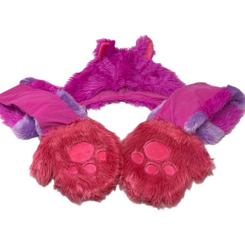 DISNEY (ディズニ―) チシャ猫 マフラーキャップ