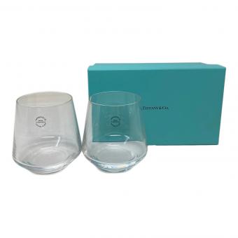 TIFFANY & Co.  ペアガラスロゴタンブラー