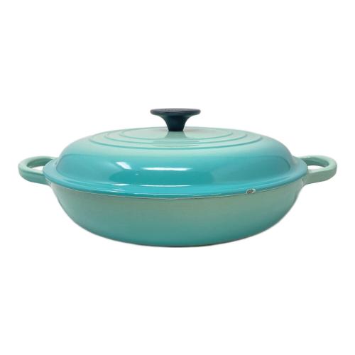 LE CREUSET (ルクルーゼ) ビュッフェ・キャセロール26㎝ クールミント ビュッフェ・キャセロール