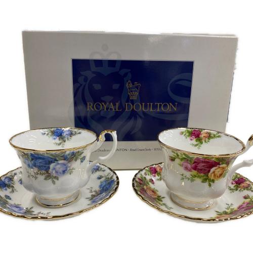 ROYAL ALBERT (ロイヤルアルバート) カップ&ソーサー ムーンライトローズ+オールドカントリーローズ