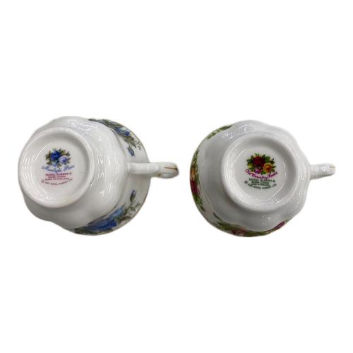 ROYAL ALBERT (ロイヤルアルバート) カップ&ソーサー ムーンライトローズ+オールドカントリーローズ
