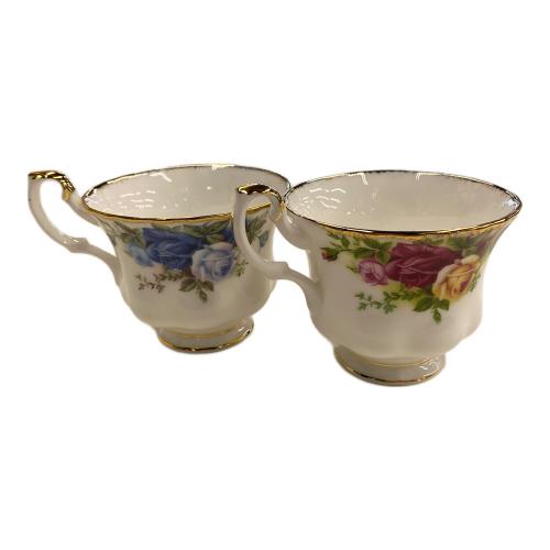 ROYAL ALBERT (ロイヤルアルバート) カップ&ソーサー ムーンライトローズ+オールドカントリーローズ