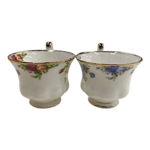 ROYAL ALBERT (ロイヤルアルバート) カップ&ソーサー ムーンライトローズ+オールドカントリーローズ