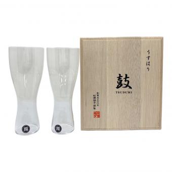 松徳硝子  うすはりペアグラス 鼓 TSUDUMI