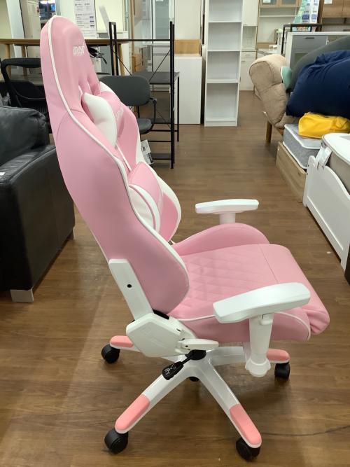 AKRACING (エーケーレーシング) ゲーミングチェア ピンク×ホワイト