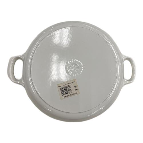 LE CREUSET (ルクルーゼ) キャセロール SIZE 26 ホワイト ビュッフェ