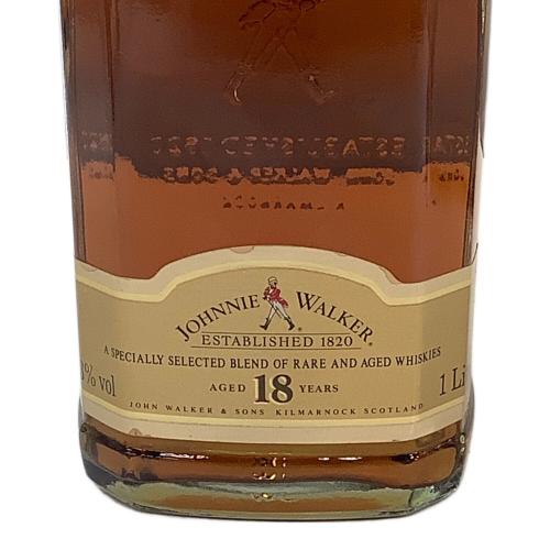 ジョニーウォーカー (Johnnie Walker) ゴールドラベル ウイスキー 18年 1000ml