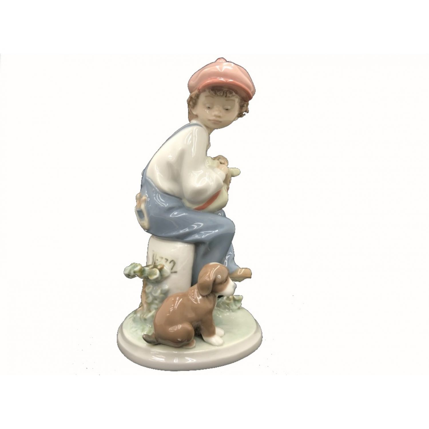 Lladro リヤドロ フィギュリン 廃盤品 旅する少年と犬 トレファクonline