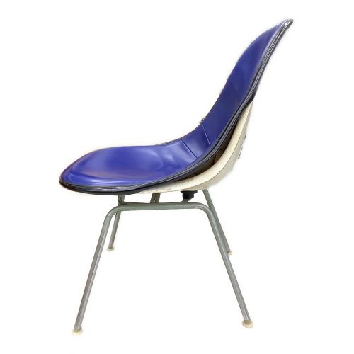 Herman Miller (ハーマンミラー) シェルチェア ブルー Hベース  90 ナウガハイド×FRP 2nd ヴィンテージ