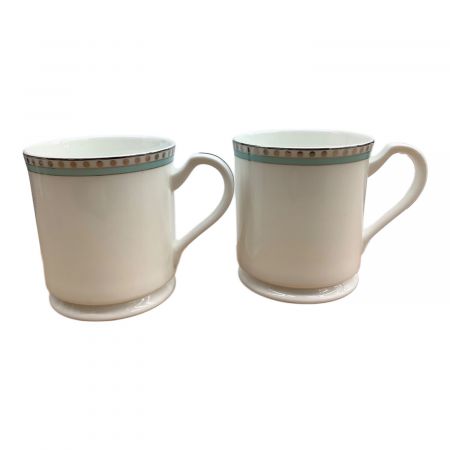 TIFFANY & Co. (ティファニー) プラチナブルーバンドマグ 2P