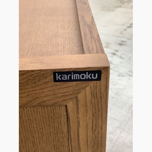 karimoku (カリモク) サイドボード ブラウン 日本製 木目調  SN：12007082070 1段引き出し/2枚扉 QU2157MH