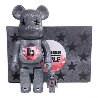 フィギュア BEAR BRICK (ベアブリック)  × atmos × staple