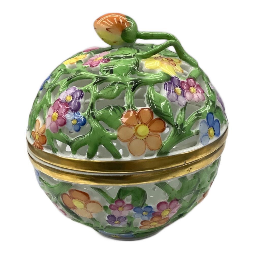 Herend (ヘレンド) キャンディボックス 蓋付透かし器｜トレファクONLINE