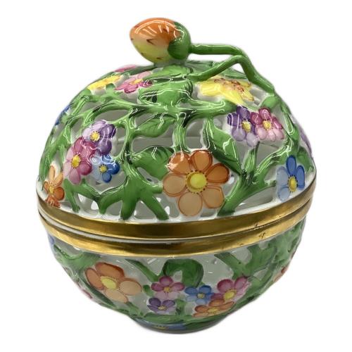 Herend (ヘレンド) キャンディボックス　蓋付透かし器