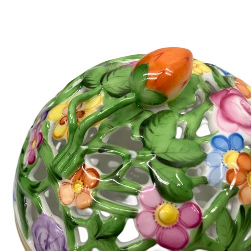 Herend (ヘレンド) キャンディボックス　蓋付透かし器