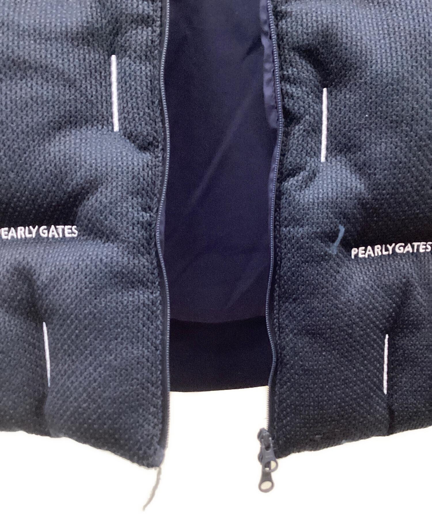 美品 PEARLY GATES クォーターリバー 中綿 ダウンベスト ゴルフ PEARLY GATES (パーリーゲイツ) クォーターリバー 中綿フルジップ