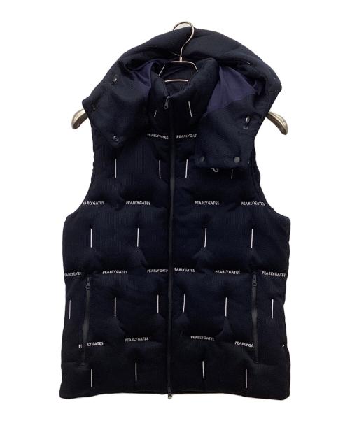 PEARLY GATES (パーリーゲイツ)　クォーターリバー 中綿フルジップフーディベスト ゴルフウェア(トップス)