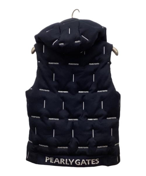 PEARLY GATES (パーリーゲイツ)　クォーターリバー 中綿フルジップフーディベスト ゴルフウェア(トップス)