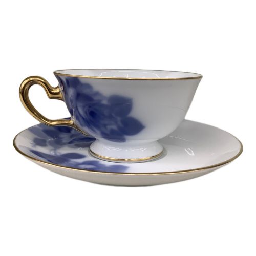 大倉陶園 (オオクラトウエン) カップ&ソーサー ブルーローズ(8011)