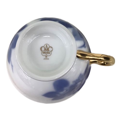 大倉陶園 (オオクラトウエン) カップ&ソーサー ブルーローズ(8011)