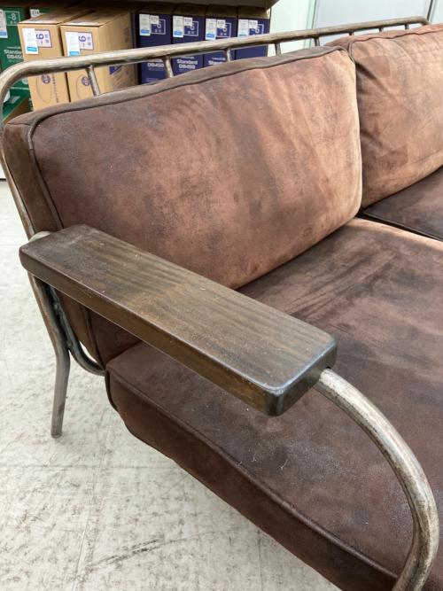 journal standard Furniture (ジャーナルスタンダードファニチャー) 3人掛けソファー LAVAL SOFA ダメージ加工